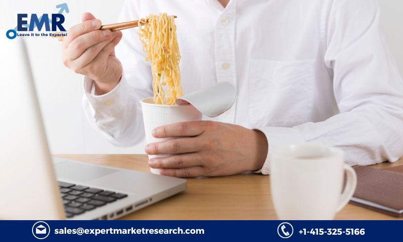 Read more about the article Global Instant Noodles Market Size to Grow at a CAGR of 5.80% in the Forecast Period of 2023-2028