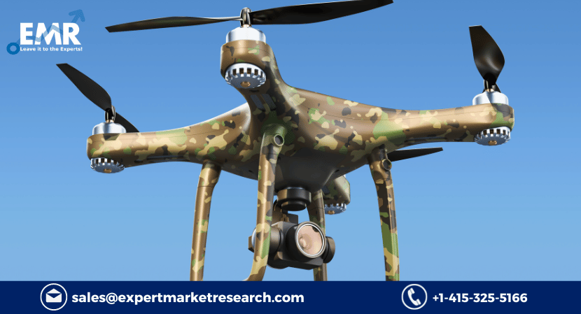 Read more about the article Global Military Drone Market Size to Grow at a CAGR of 9.50% During 2023-2028, Aided by the Increasing Focus on Border Security