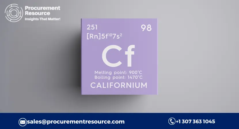 Read more about the article Californium Production Cost Analysis Report 2022-2027: Manufacturing Process, Raw Materials Requirements and Cost Breakups