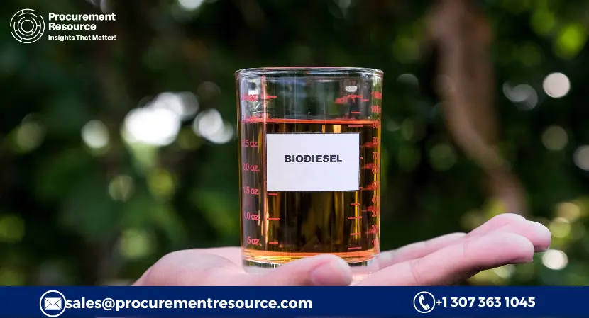 Read more about the article Biodiesel Production Cost Analysis Report, Raw Materials Requirements, Costs and Key Process Information, Provided by Procurement Resource