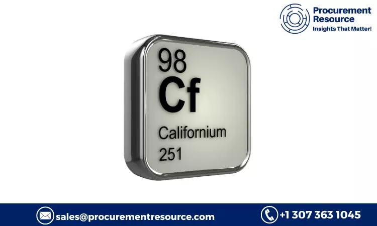 Read more about the article Californium Production Cost Analysis Report, Manufacturing Process, Raw Materials Requirements, Costs and Key Process Information, Provided by Procurement Resource