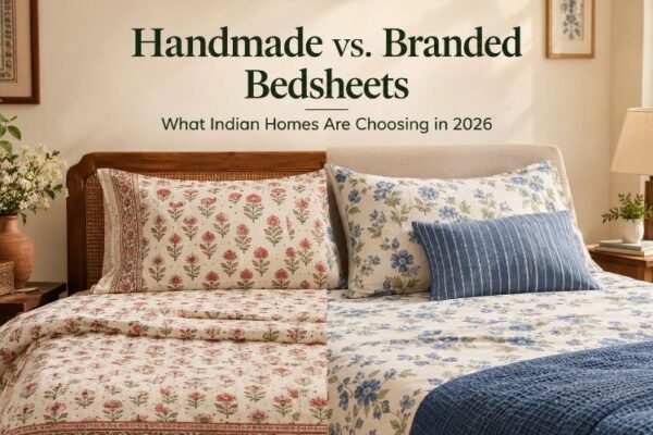 Handmade vs Branded Bedsheets: What Indian Homes Are Choosing in 2026